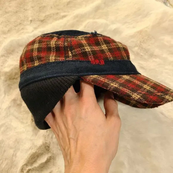 Cremieux plaid cap - Picture 2 of 4